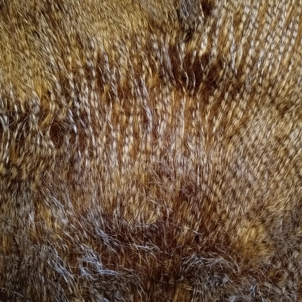 Williams-Sonoma Home Brown Owl Faux Feather Throw Blanket